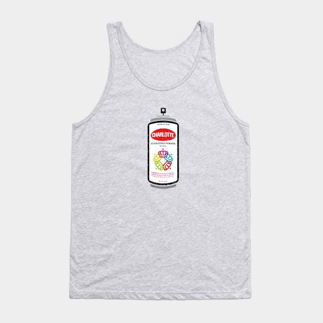 Charlotte Street Art Tank Top by Mikewirthart